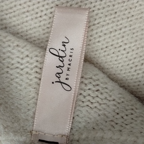 Jardin by Macris Brown cream ombre sweater with vented long sleeves l-xl - Picture 7 of 12